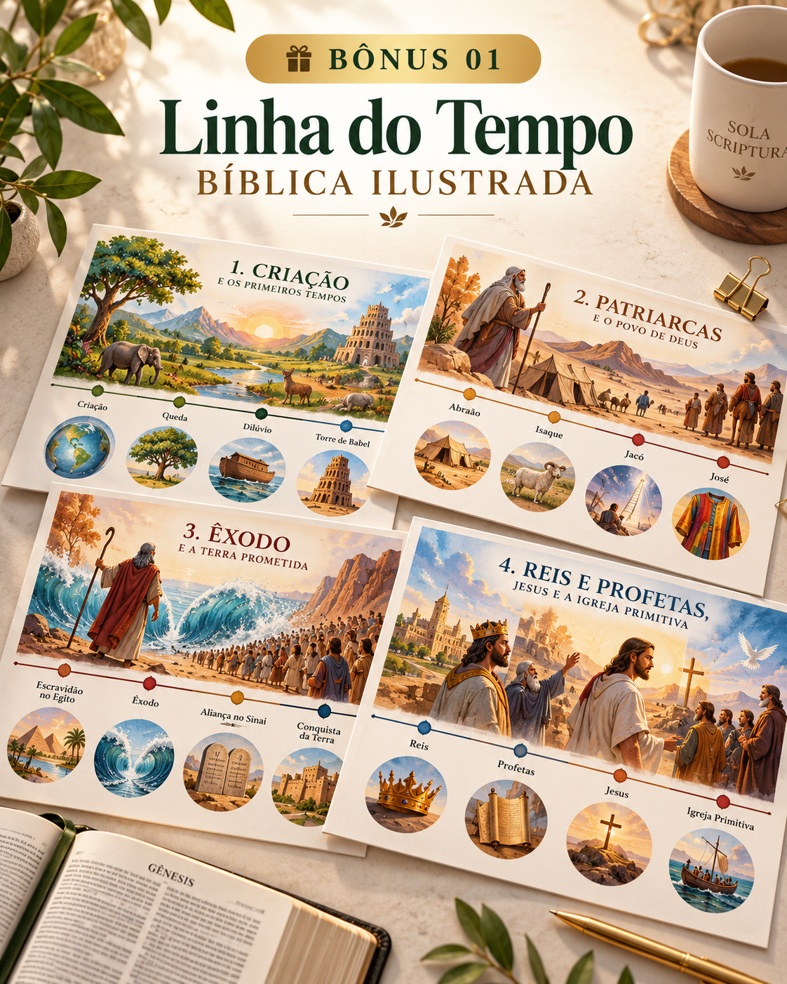 Linha do Tempo Bíblica Ilustrada