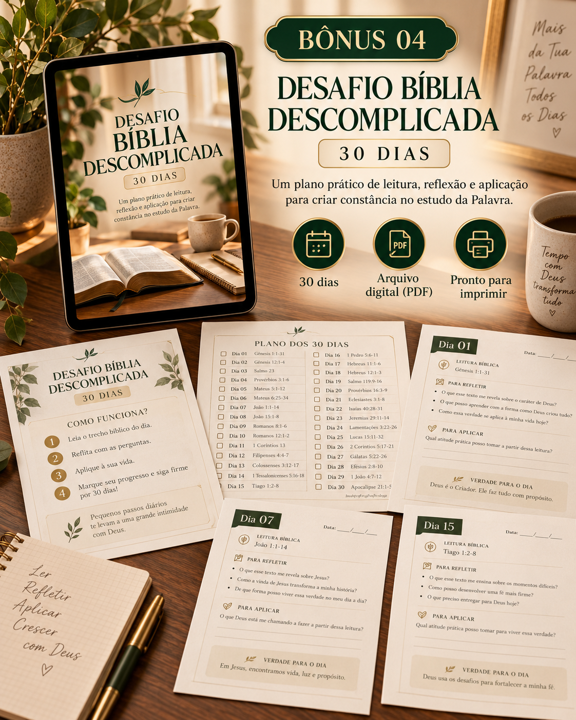 Desafio Bíblia Descomplicada: 30 Dias