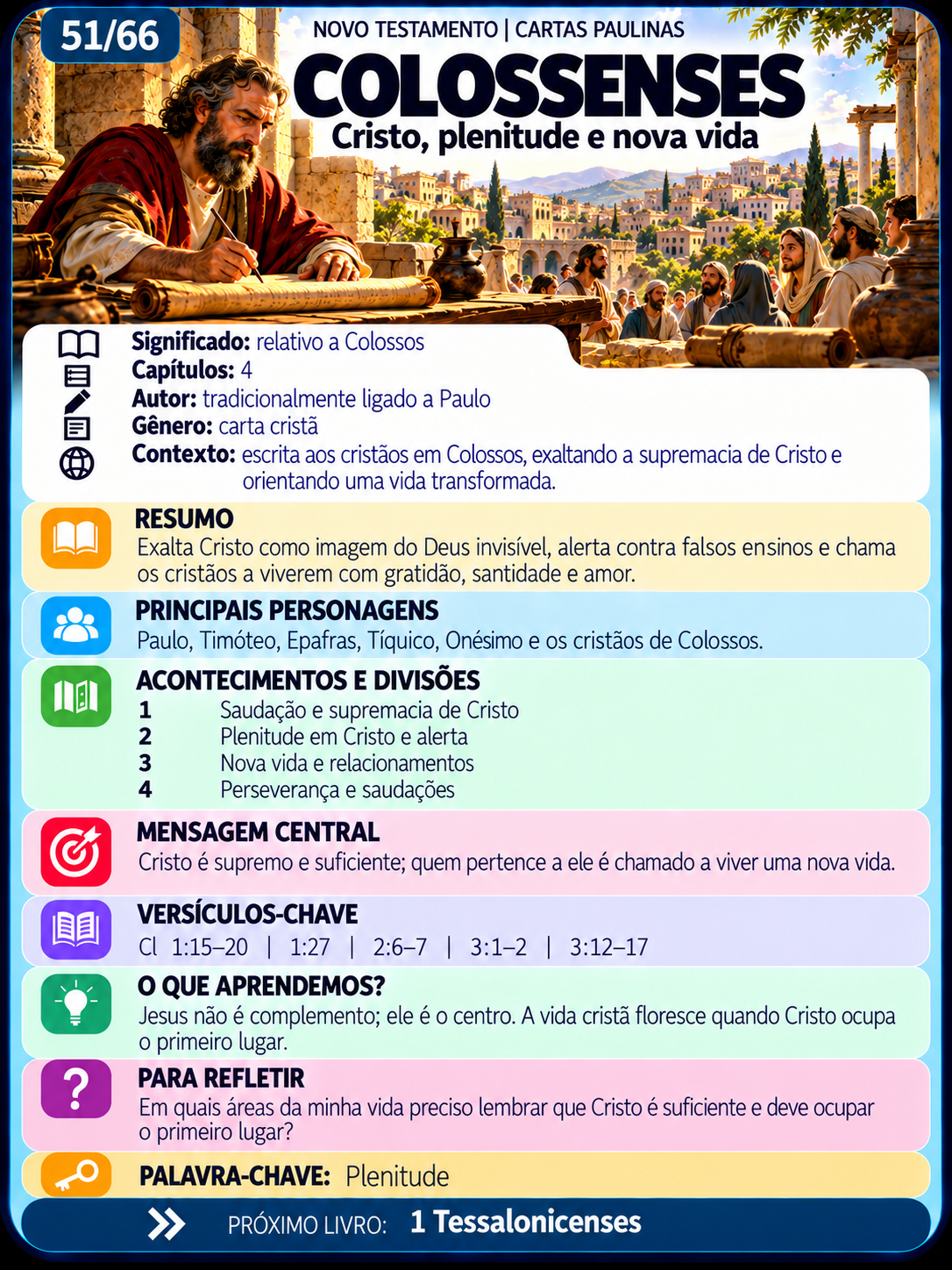 Ficha bíblica ilustrada