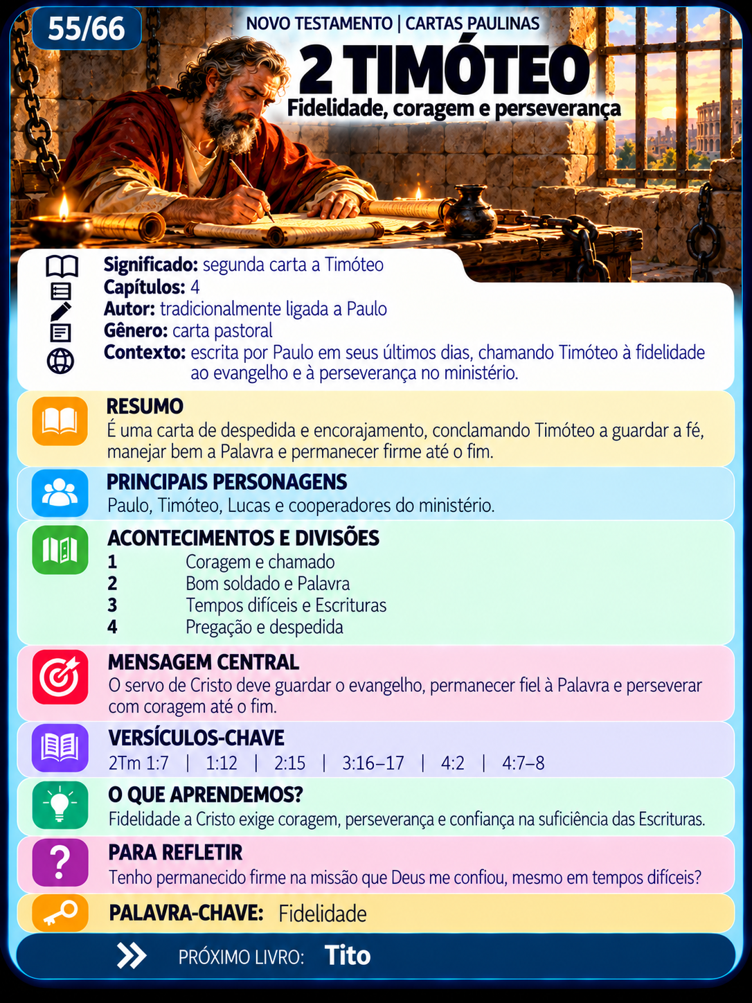 Ficha bíblica ilustrada